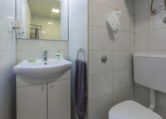Apartmán Lauschiges Nur 450 Meter Zum Sandstrand Mit Privater Terrasse Crikvenica